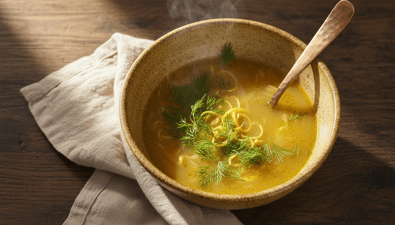 Anti-inflammatory golden chicken soup