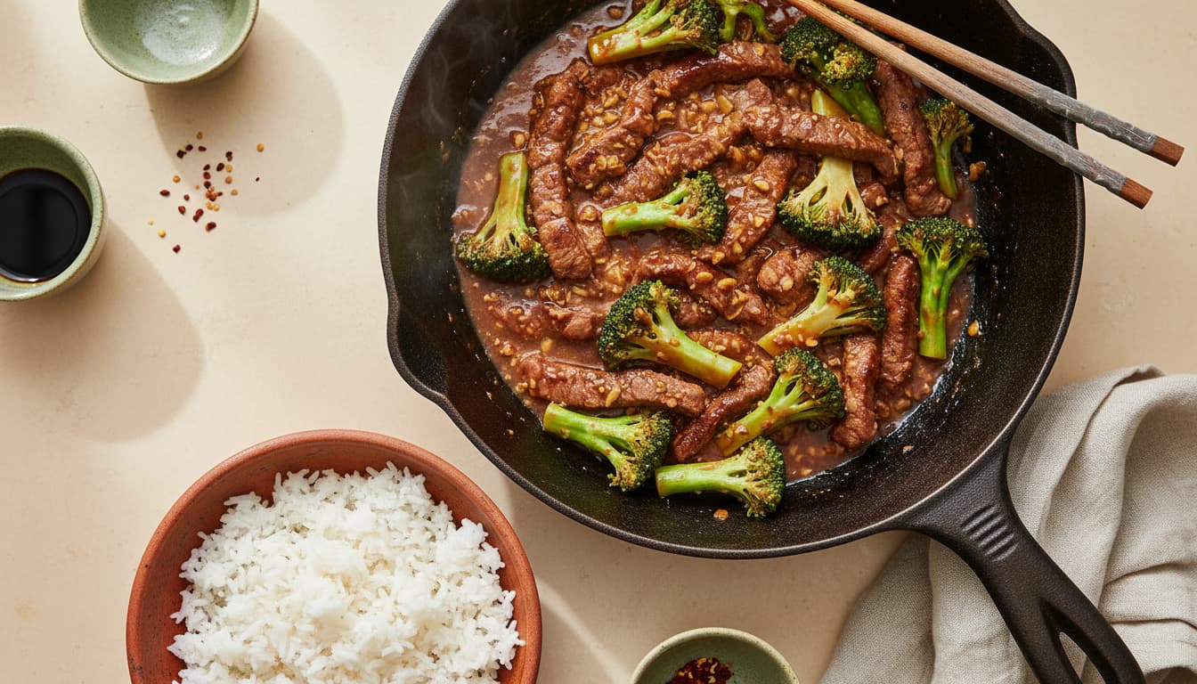 Beef and Broccoli: Tender, 25 Minutes