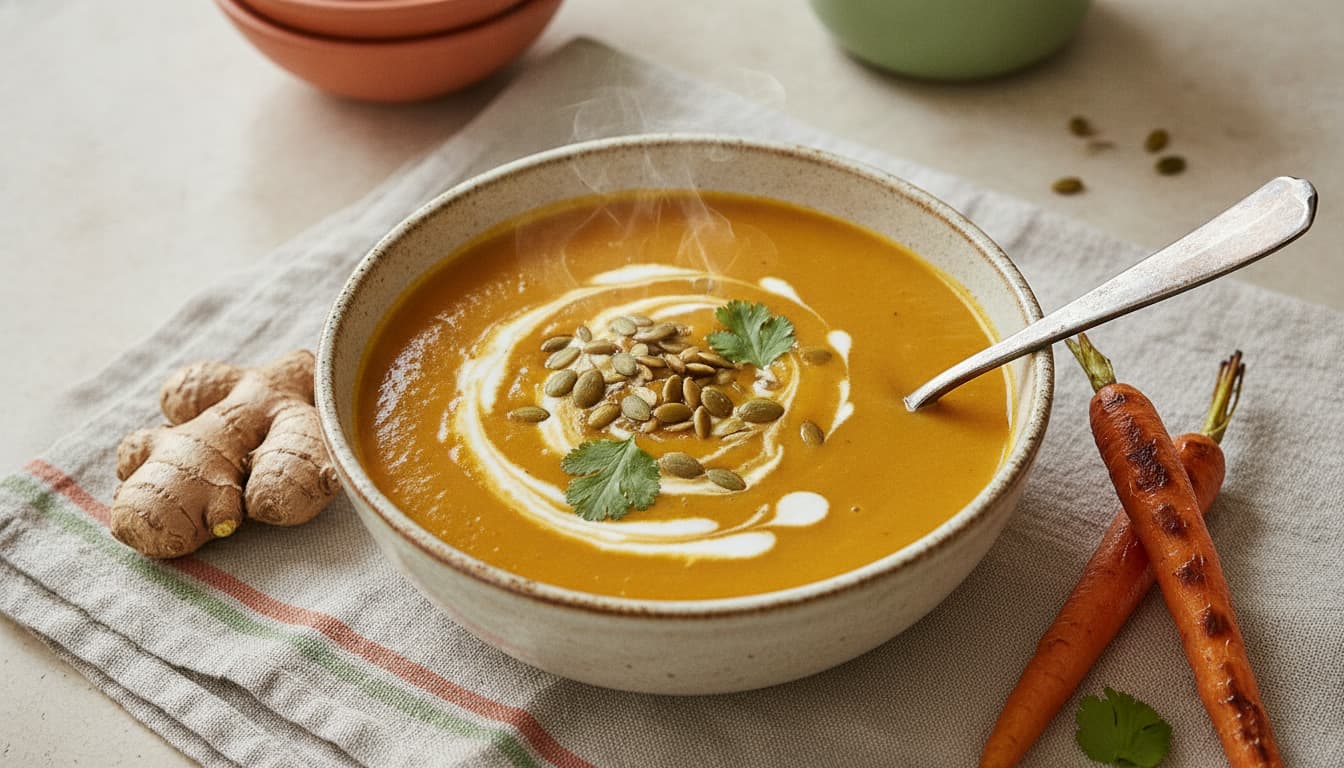 Carrot ginger soup