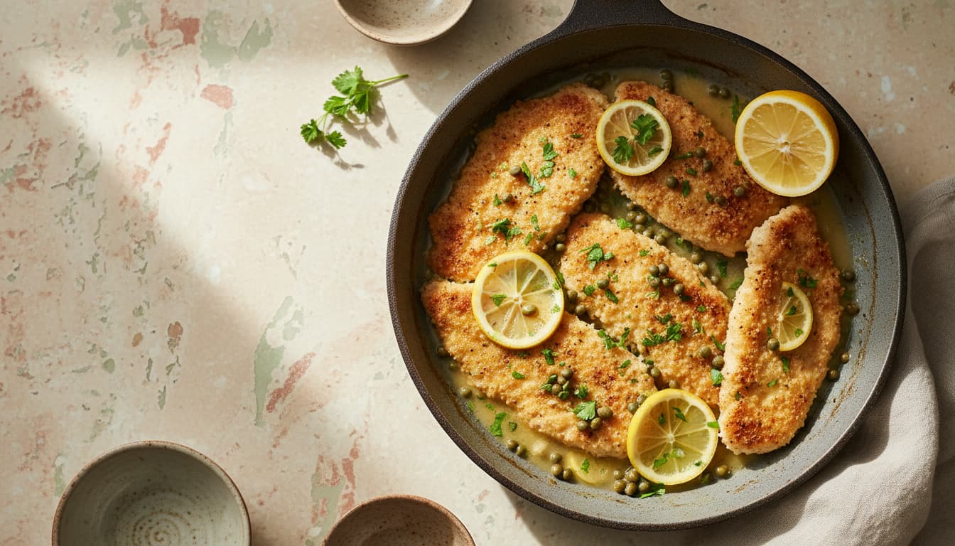 Chicken Piccata: A Pan Sauce That Emulsifies, 35 Minutes
