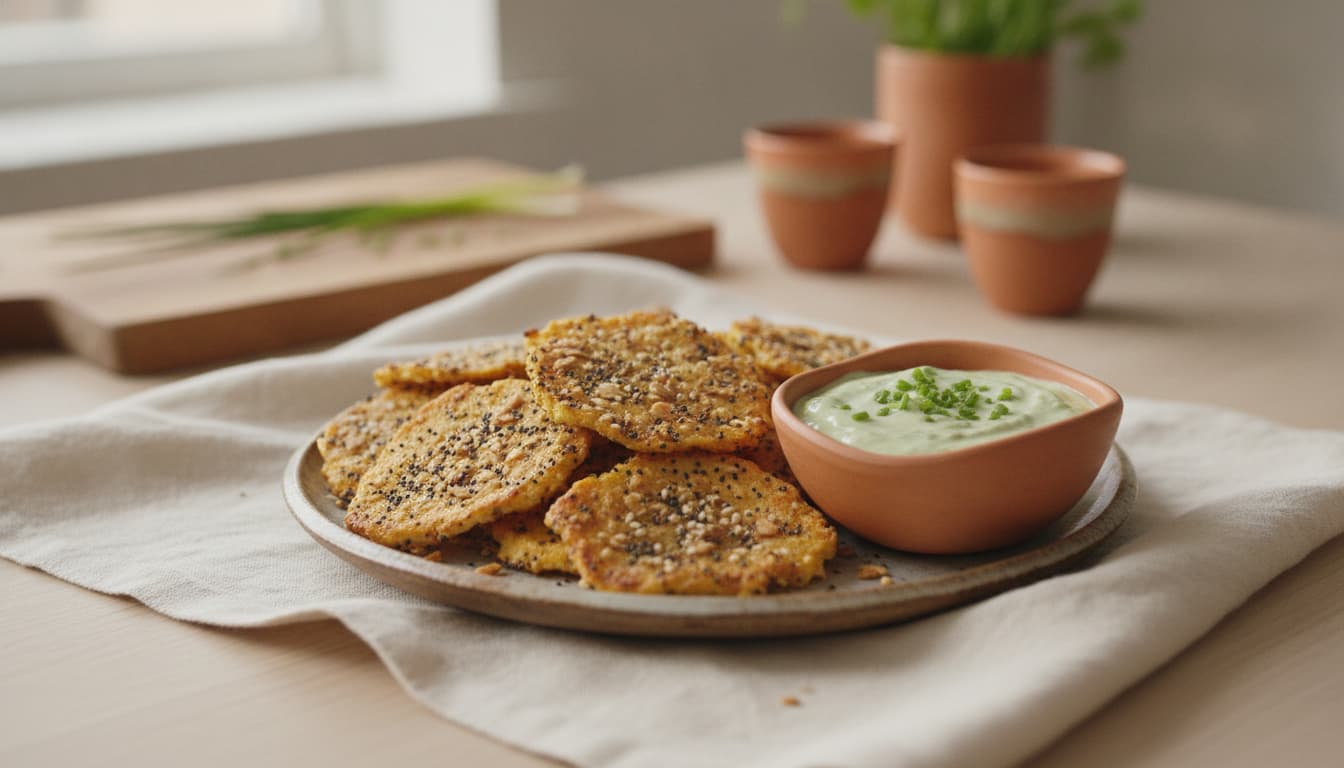 Cottage Cheese Chips: 18g Protein, Crispy