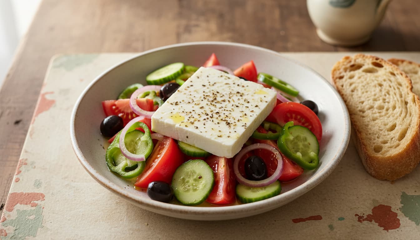 Greek salad (horiatiki)