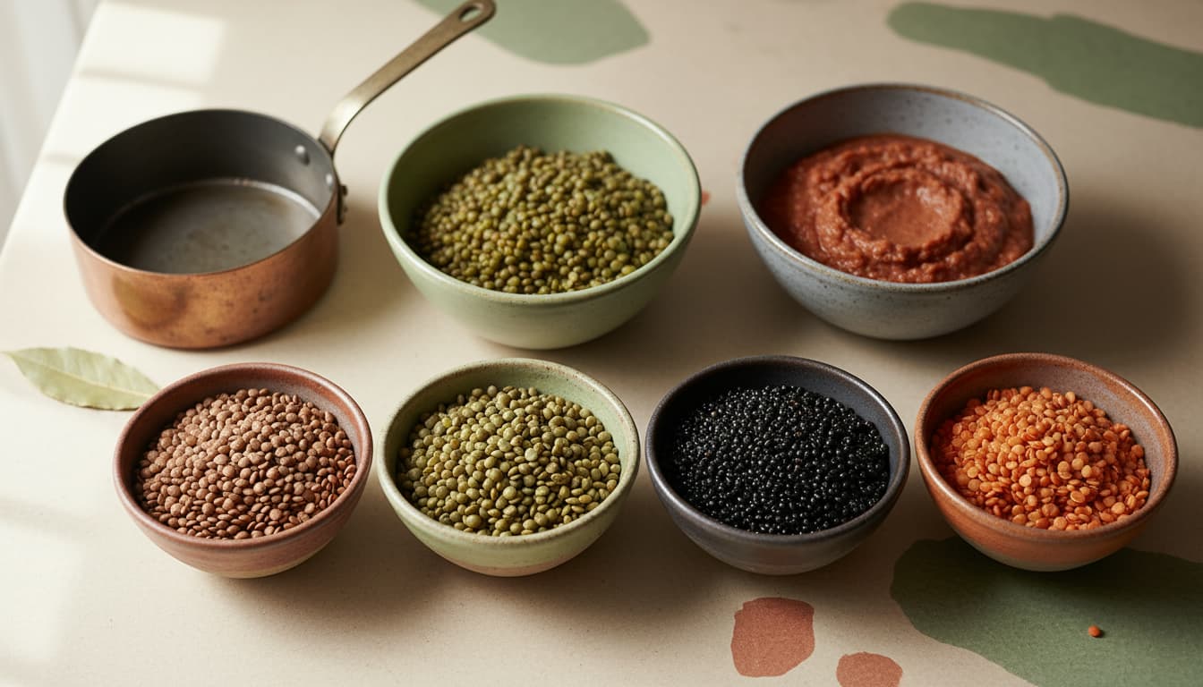 How to Cook Lentils: Times by Variety, and the Salt Myth