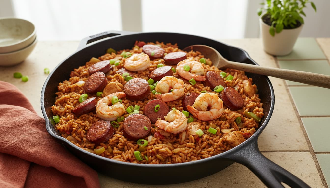 Jambalaya: One Pot, No Stirring, Rice With a Bite