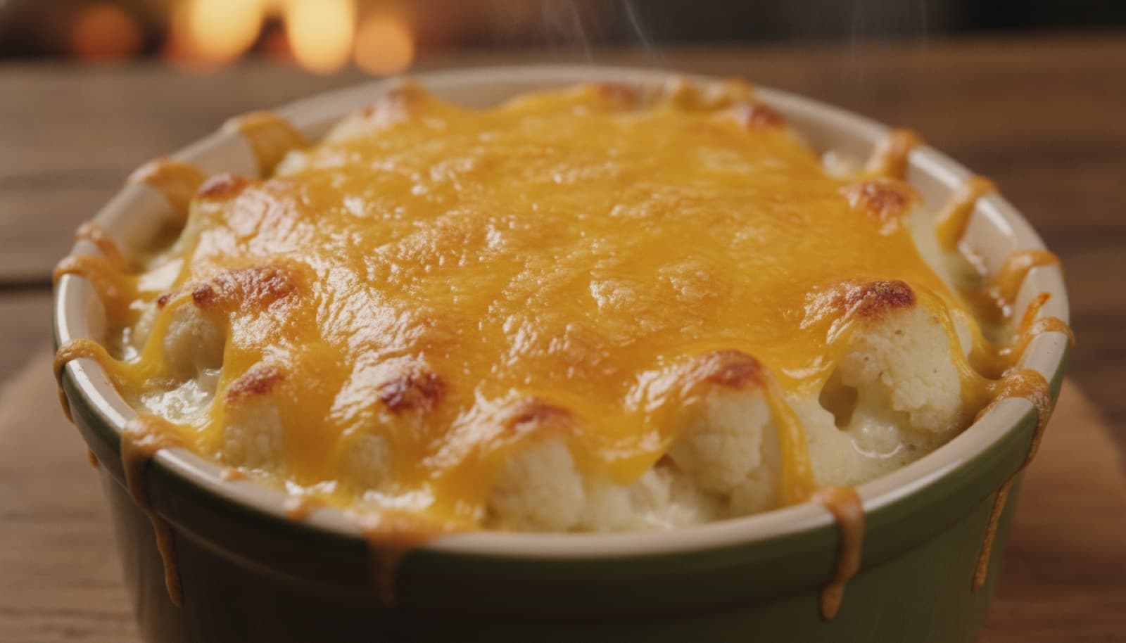 Keto cauliflower mac and cheese