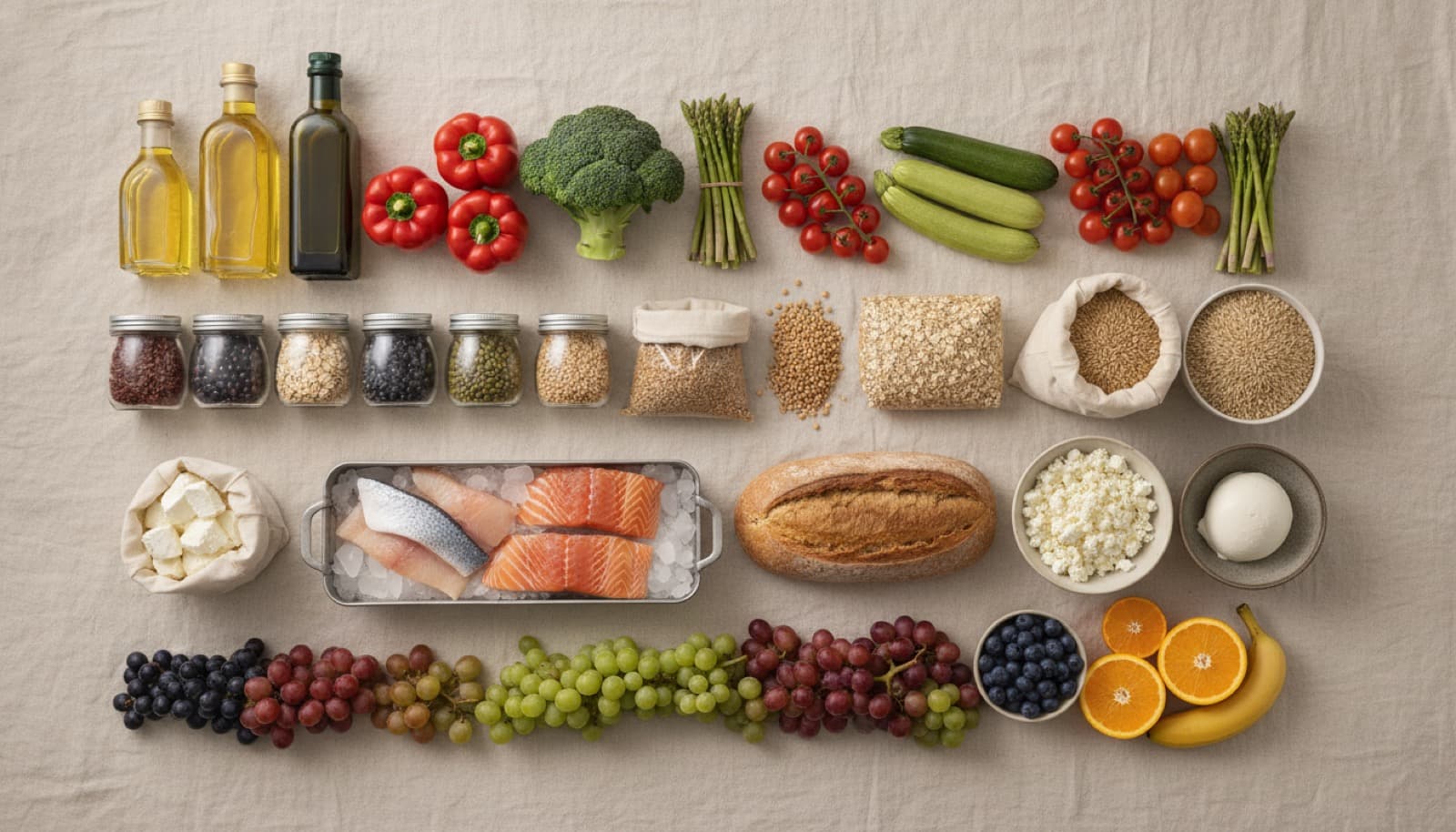 Mediterranean diet food list
