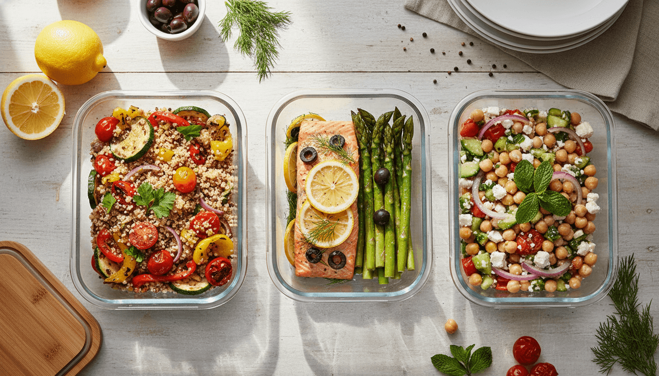 Mediterranean meal prep: week 1