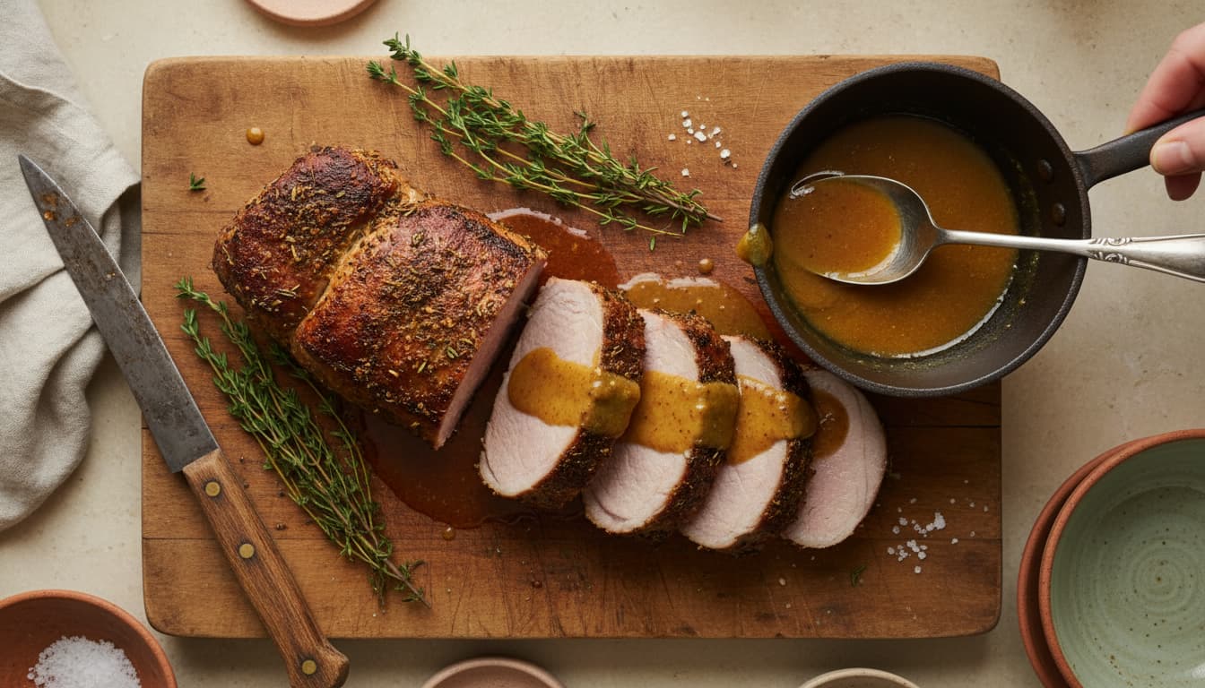 Pork Tenderloin: Pulled at 145F, Juicy, One Pan