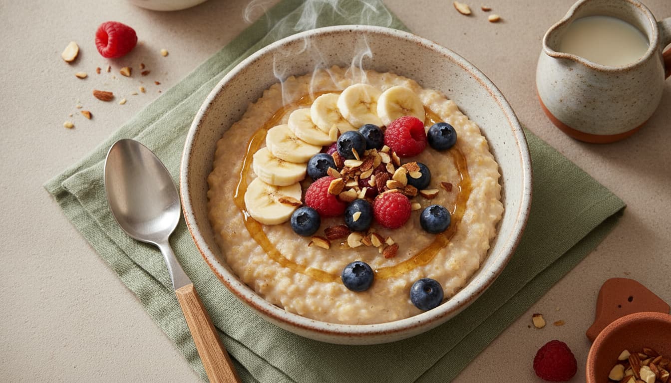 Creamy stovetop porridge