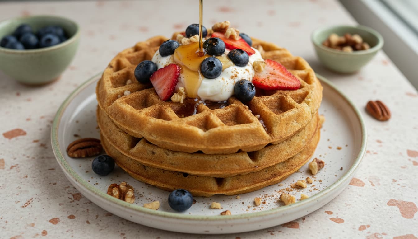 Protein waffles