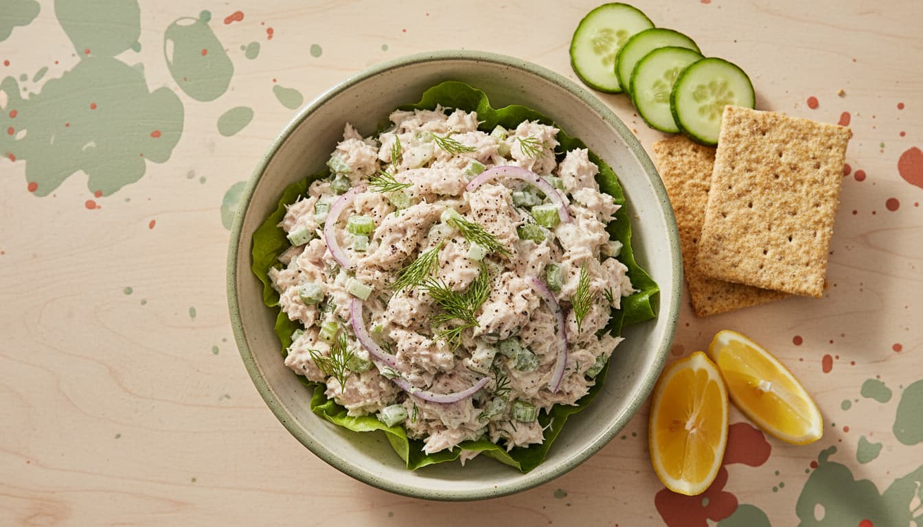Tuna Salad: Creamy, 28g Protein, No Mayo Slick