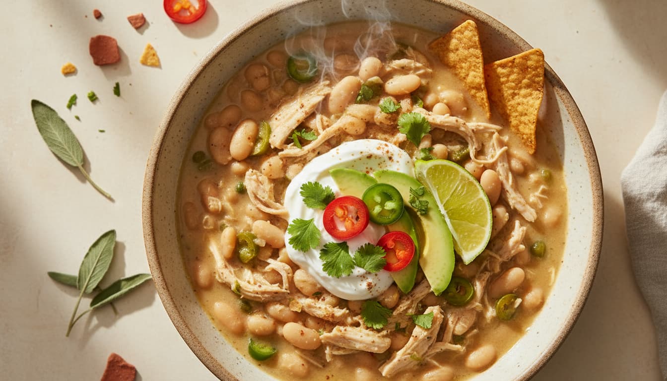 White Chicken Chili: Creamy, 35 Minutes