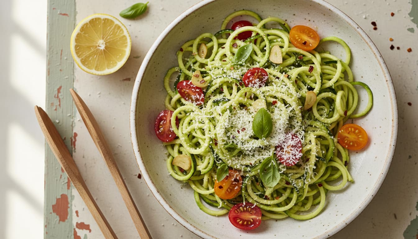 Zucchini noodles (zoodles)